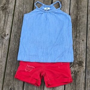 Chambray top